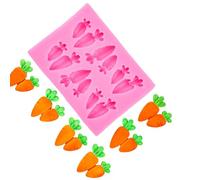 Small Carrots Molds Epoxy Resin Molds Chocolate Silicone Fondant Baking for Cake Decoration Small Carrots Silicone Chocolate for Cake Fondant Decoration