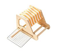 Small Casina | Breathable Shelter with Stainless Steel Mesh Bottom | for Cage, Inseparables, Cockatiels, Parakeets, Parrots, Finches