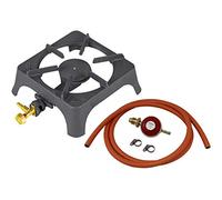 Small CAST Iron Boiling Ring/Burner Gas - Propane/Butane LPG With Hose and Regulator, 2500 Watts