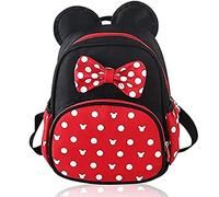 Small Casual Waterproof Backpack, Red, 10 x 8 x 4 inch