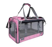 Small Cat Box, Breathable, Lightweight Transport Bag for Travel up to 9 kg, Transport Box for Cats - For Motorcycle, Camping, Plane, Car, Vet & Outdoor Adventures