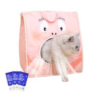 Small Cat Carrier | Cat Carrier Bag with Built-In Refrigerant | Insulated Cooler Bag Portable Ventilated Foldable for Travel Indoor Bike Car Camping Airplane
