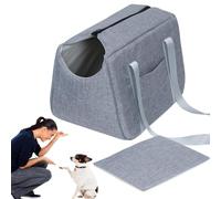 Small Cat Carrier, Small Pet Shoulder Bag, Pet Cat Carrier Purse with Shoulder Strap, Zipper Security Bag for Small Puppies for Shopping, Going Out