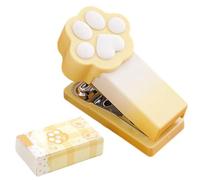 Small Cat Claw Stapler: Cute Mini Paper Fastener, Compact Tool For Office And School, Durable ABS Body With Smooth Binding Action | Study Classroom Stapler
