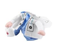 Small Cat Doctor Costume - Durable Pet Doctor Costume | Halloween Pet Doctor Suit Breathable Pet Doctor Clothes Cosplay Party Clothes D