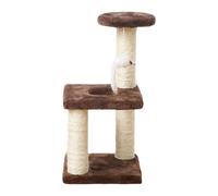 Small Cat Tree | Multi-Layer Climbing Tower for Kittens & Cats with Resting Platform | Sturdy Square Base, Ideal for Lounge & Play | Pet Furniture, Indoor Activity Center