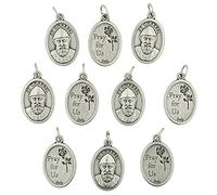 Small Catholic Saint Medal - Bulk Pack of 10 (Saint Charbel)