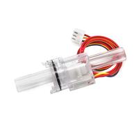 Small Celar Visual 0.5 Thread Water Flows Meter High Sensitivity 0.5 Thread Sensoring Upgrades for Precise Measurement in Small Space Fluid Flows Meter