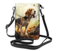 Small Cell Phone Purse 7.6x4.9in DDCXZPP Tame Beagle Printing Fashionable, Practical, and Multifunctional for Walking, Camping, Shopping, Travel