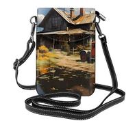 Small Cell Phone Purse 7.6x4.9in DDCXZPP Texas Farm Tractor Printing Fashionable, Practical, and Multifunctional for Walking, Camping, Shopping, Travel