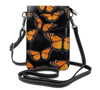Small Cell Phone Purse 7.6x4.9in DLXW beautiful monarch butterfly Printed Fashionable, Practical, and Multifunctional for Walking, Camping, Shopping, Travel