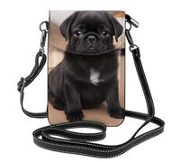 Small Cell Phone Purse 7.6x4.9in DLXW puppys pug Printed Fashionable, Practical, and Multifunctional for Walking, Camping, Shopping, Travel