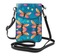 Small Cell Phone Purse 7.6x4.9in HYTTER cartoon dragonfly Prints Fashionable, Practical, and Multifunctional for Walking, Camping, Shopping, Travel