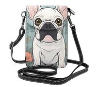 Small Cell Phone Purse 7.6x4.9in HYTTER Cartoon French Bulldog Prints Fashionable, Practical, and Multifunctional for Walking, Camping, Shopping, Travel