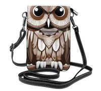 Small Cell Phone Purse 7.6x4.9in HYTTER Cartoon Owl Prints Fashionable, Practical, and Multifunctional for Walking, Camping, Shopping, Travel
