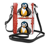 Small Cell Phone Purse 7.6x4.9in HYTTER Cartoon penguin Prints Fashionable, Practical, and Multifunctional for Walking, Camping, Shopping, Travel