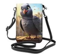 Small Cell Phone Purse 7.6x4.9in HYTTER cartoon pigeon Prints Fashionable, Practical, and Multifunctional for Walking, Camping, Shopping, Travel