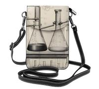 Small Cell Phone Purse 7.6x4.9in HYTTER Chemistry Print Prints Fashionable, Practical, and Multifunctional for Walking, Camping, Shopping, Travel