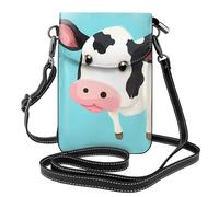 Small Cell Phone Purse 7.6x4.9in HYTTER cute cartoon cow Prints Fashionable, Practical, and Multifunctional for Walking, Camping, Shopping, Travel