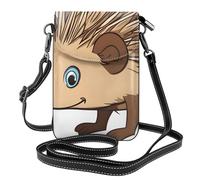 Small Cell Phone Purse 7.6x4.9in HYTTER cute Cartoon Hedgehog Prints Fashionable, Practical, and Multifunctional for Walking, Camping, Shopping, Travel