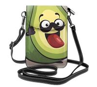 Small Cell Phone Purse 7.6x4.9in HYTTER Funny Cartoon Avocados Prints Fashionable, Practical, and Multifunctional for Walking, Camping, Shopping, Travel