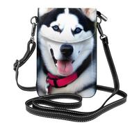 Small Cell Phone Purse 7.6x4.9in HYTTER Husky Dogs Prints Fashionable, Practical, and Multifunctional for Walking, Camping, Shopping, Travel