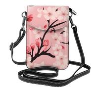 Small Cell Phone Purse 7.6x4.9in HYTTER japanese floral cherry blossom Prints Fashionable, Practical, and Multifunctional for Walking, Camping, Shopping, Travel