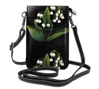 Small Cell Phone Purse 7.6x4.9in HYTTER Lily of the valley flowers Prints Fashionable, Practical, and Multifunctional for Walking, Camping, Shopping, Travel