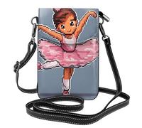 Small Cell Phone Purse 7.6x4.9in HYTTER Little Ballerina Dancing Girl Prints Fashionable, Practical, and Multifunctional for Walking, Camping, Shopping, Travel