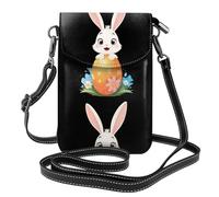 Small Cell Phone Purse 7.6x4.9in HYTTER Little rabbit playing hide and seek Prints Fashionable, Practical, and Multifunctional for Walking, Camping, Shopping, Travel
