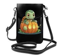 Small Cell Phone Purse 7.6x4.9in HYTTER Little turtle in the pumpkin lantern Prints Fashionable, Practical, and Multifunctional for Walking, Camping, Shopping, Travel