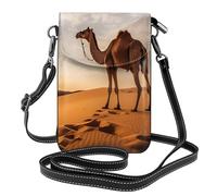 Small Cell Phone Purse 7.6x4.9in HYTTER lone camel Prints Fashionable, Practical, and Multifunctional for Walking, Camping, Shopping, Travel
