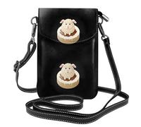 Small Cell Phone Purse 7.6x4.9in HYTTER Lovely lamb pudding Prints Fashionable, Practical, and Multifunctional for Walking, Camping, Shopping, Travel