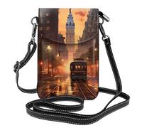Small Cell Phone Purse 7.6x4.9in HYTTER Philadelphia, Pennsylvania Prints Fashionable, Practical, and Multifunctional for Walking, Camping, Shopping, Travel
