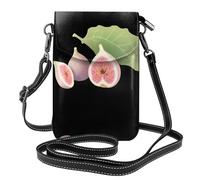 Small Cell Phone Purse 7.6x4.9in HYTTER Pink Fig Prints Fashionable, Practical, and Multifunctional for Walking, Camping, Shopping, Travel