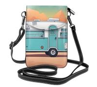 Small Cell Phone Purse 7.6x4.9in HYTTER You Make Me Happy Camper Trailer Prints Fashionable, Practical, and Multifunctional for Walking, Camping, Shopping, Travel