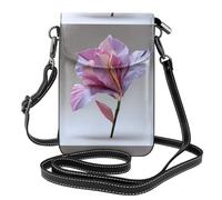 Small Cell Phone Purse 7.6x4.9in WHJSHOP Origami Flowers Printing Fashionable, Practical, Multifunctional Leather Crossbody Flap Phone Case for Women