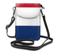 Small Cell Phone Purse 7.6x4.9in YYHHAOFA Dutch flag Picture Fashionable, Practical, Multifunctional Leather Crossbody Flap Phone Case for Women