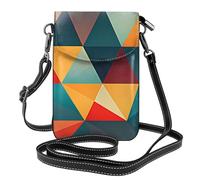 Small Cell Phone Purse 7.6x4.9in YYHWHJDE Abstract Geometric Pattern Pattern Fashionable, Practical, and Multifunctional for Walking, Camping, Shopping, Travel