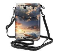 Small Cell Phone Purse 7.6x4.9in YYHWHJDE Airplanes are soaring Pattern Fashionable, Practical, and Multifunctional for Walking, Camping, Shopping, Travel