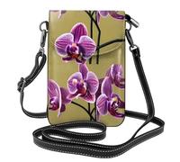 Small Cell Phone Purse 7.6x4.9in YYHWHJDE Beautiful Orchids Pattern Fashionable, Practical, and Multifunctional for Walking, Camping, Shopping, Travel