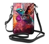 Small Cell Phone Purse 7.6x4.9in YYHWHJDE Kingfisher Rose Pattern Fashionable, Practical, and Multifunctional for Walking, Camping, Shopping, Travel