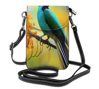 Small Cell Phone Purse 7.6x4.9in YYHWHJDE Long-plume kingfisher Pattern Fashionable, Practical, and Multifunctional for Walking, Camping, Shopping, Travel