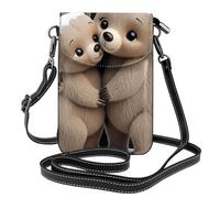 Small Cell Phone Purse 7.6x4.9in YYHWHJDE Mother bear hugs the little bear Pattern Fashionable, Practical, and Multifunctional for Walking, Camping, Shopping, Travel