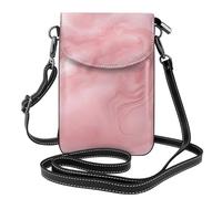 Small Cell Phone Purse 7.6x4.9in YYHWHJDE Pink Marble Texture Pattern Fashionable, Practical, and Multifunctional for Walking, Camping, Shopping, Travel