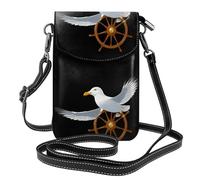 Small Cell Phone Purse 7.6x4.9in YYHWHJDE Seagull at the helm Pattern Fashionable, Practical, and Multifunctional for Walking, Camping, Shopping, Travel