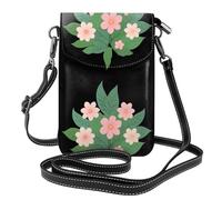 Small Cell Phone Purse 7.6x4.9in YYHWHJDE Six small pink flowers Pattern Fashionable, Practical, and Multifunctional for Walking, Camping, Shopping, Travel