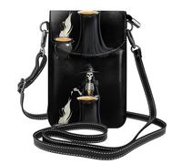 Small Cell Phone Purse 7.6x4.9in YYHWHJDE Skeleton Witch Making Soup Pattern Fashionable, Practical, and Multifunctional for Walking, Camping, Shopping, Travel