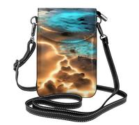 Small Cell Phone Purse 7.6x4.9in YYHWHJDE View under the moon Pattern Fashionable, Practical, and Multifunctional for Walking, Camping, Shopping, Travel