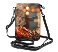 Small Cell Phone Purse Crossbody for Women Compact Fashionable and Durable with Exquisite Quiet Brew Print